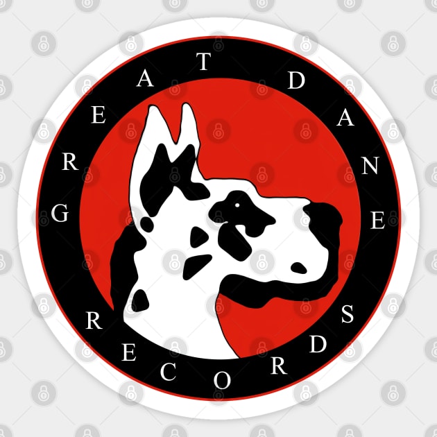 Great Dane Records Sticker by My Swinguard
